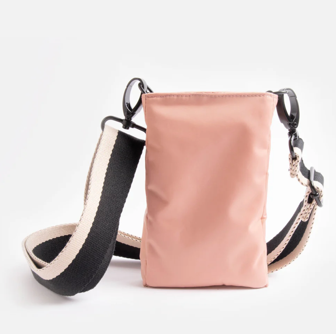 Pink Casual Padded Phone Pouch Bag