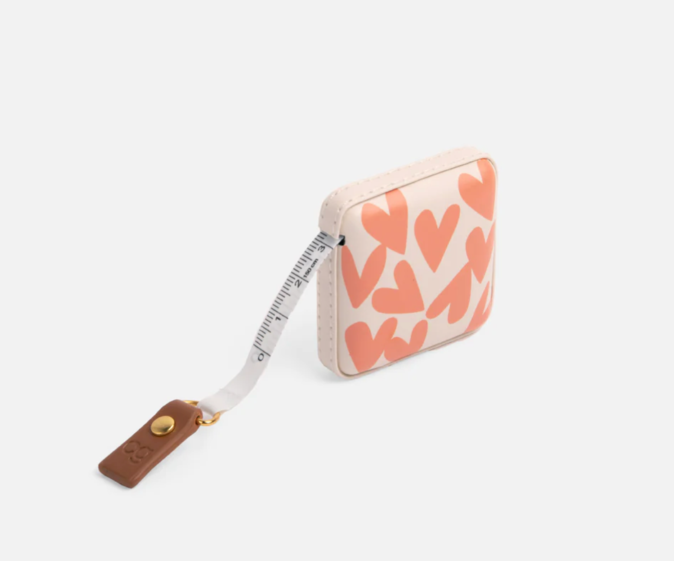 Coral Hearts Tape Measure 1.5M