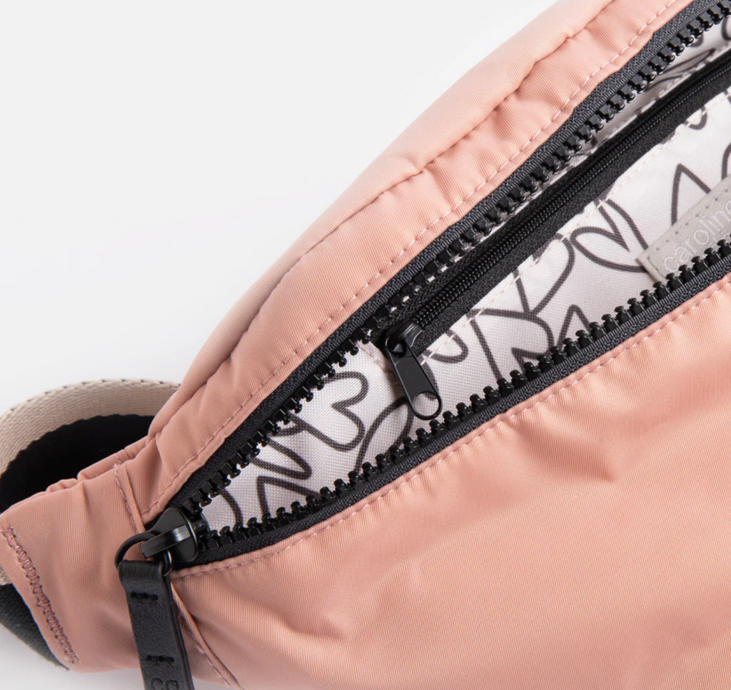 Pink Padded Crossbody Bag