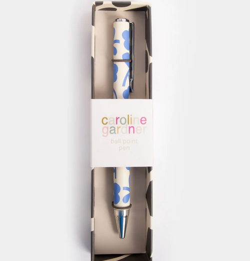 Blue Mono Flower Pen