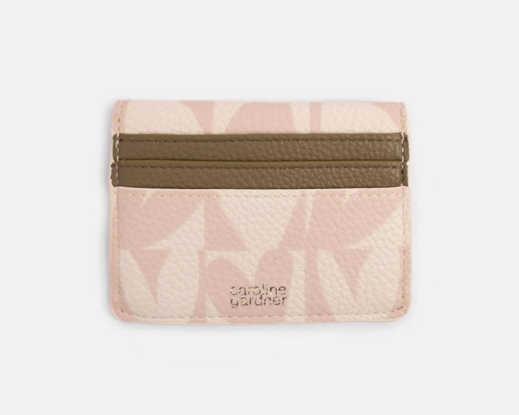 Pink Checkmate Hearts Card Holder Purse