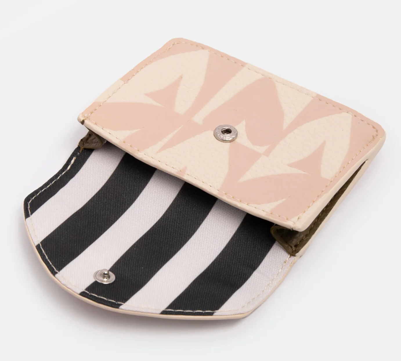 Pink Checkmate Hearts Card Holder Purse