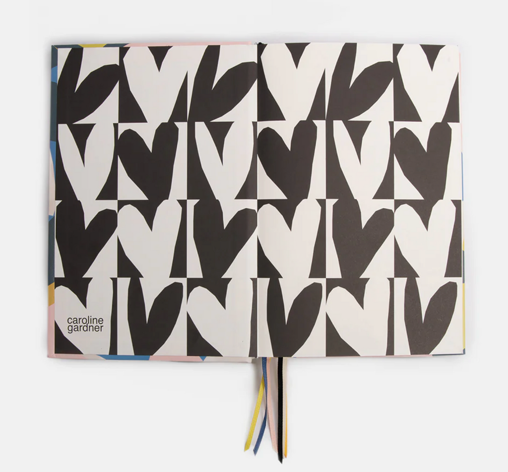 Confetti Hearts Multi Ribbon Notebook