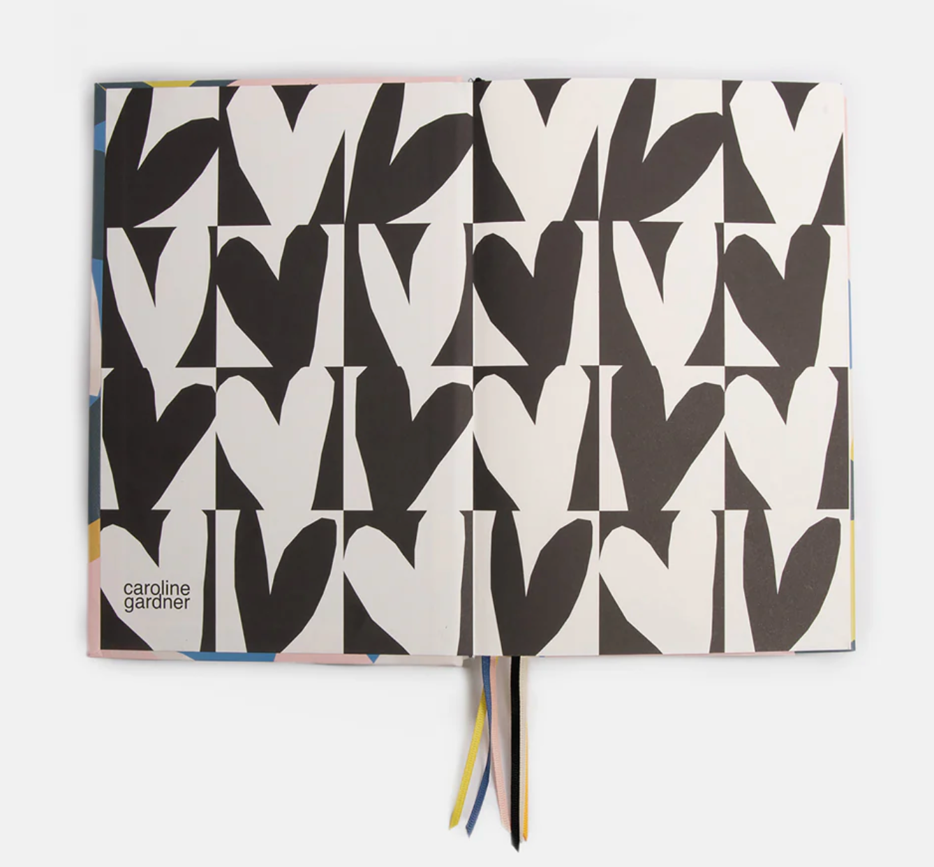 Confetti Hearts Multi Ribbon Notebook