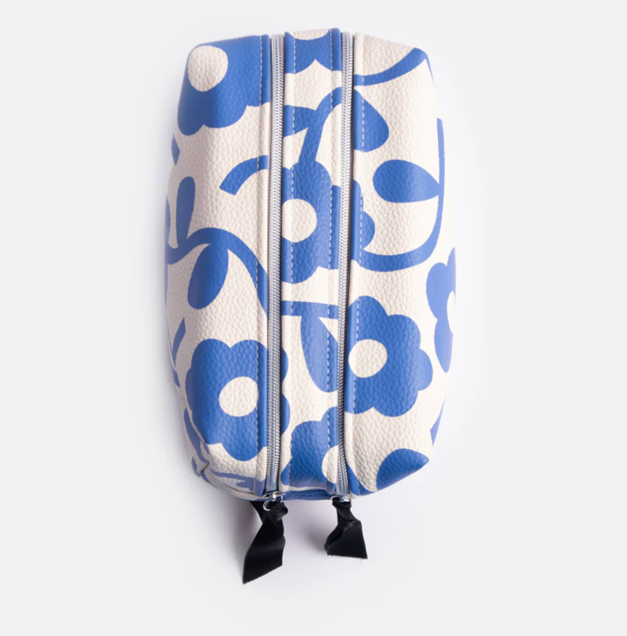 Blue Floral Large Travel Wash Bag