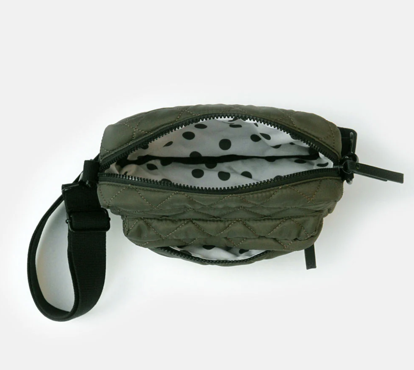 Quilted crossbody bag - Khaki