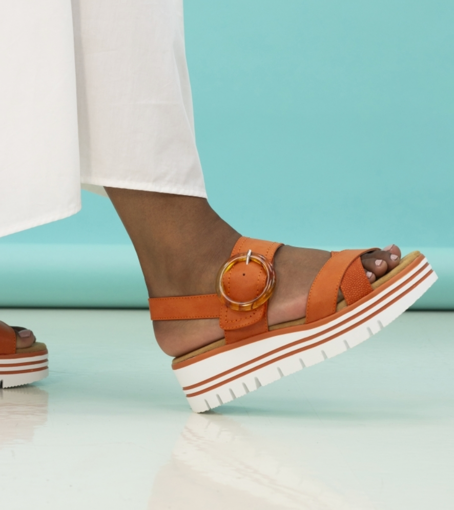 Elise Sandal - Orange