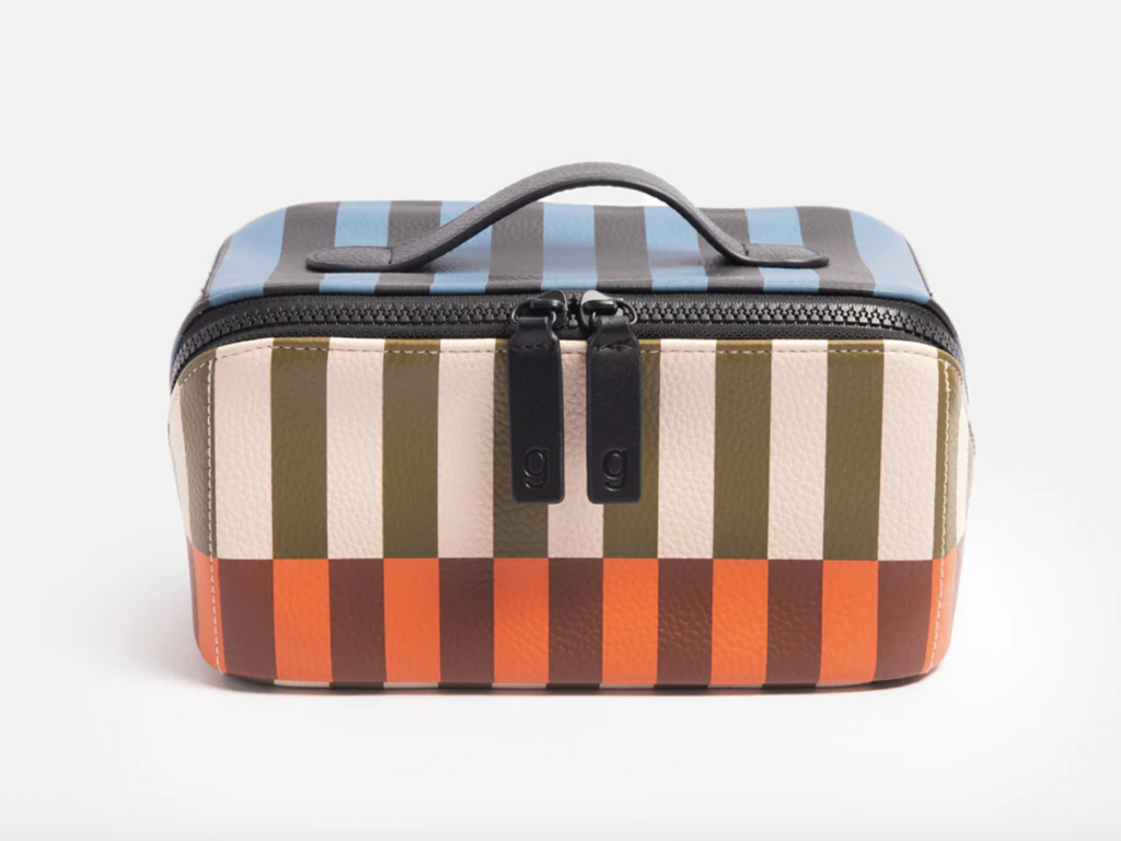 Retro Stripe Flat Lay Wash Bag