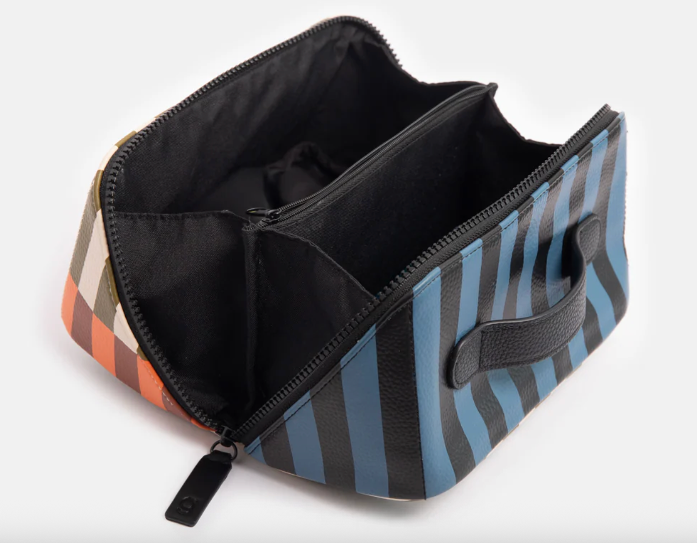 Retro Stripe Flat Lay Wash Bag