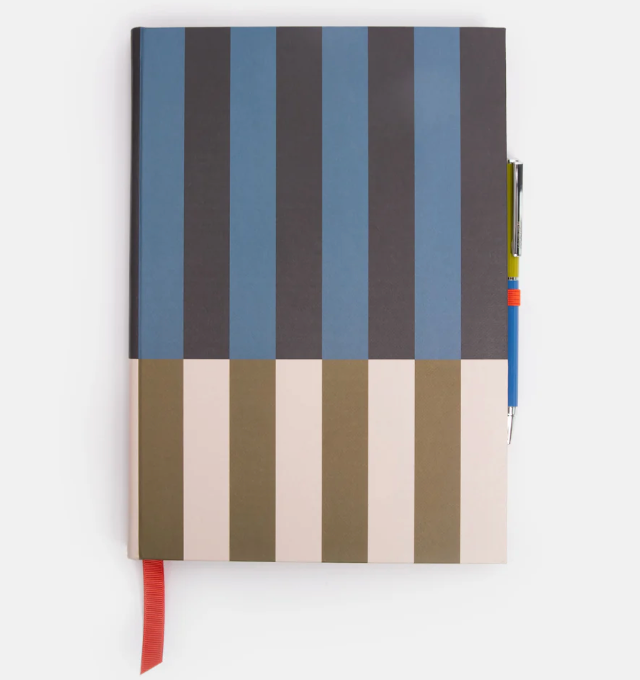 Block Stripe Casebound Notebook & Pen Set