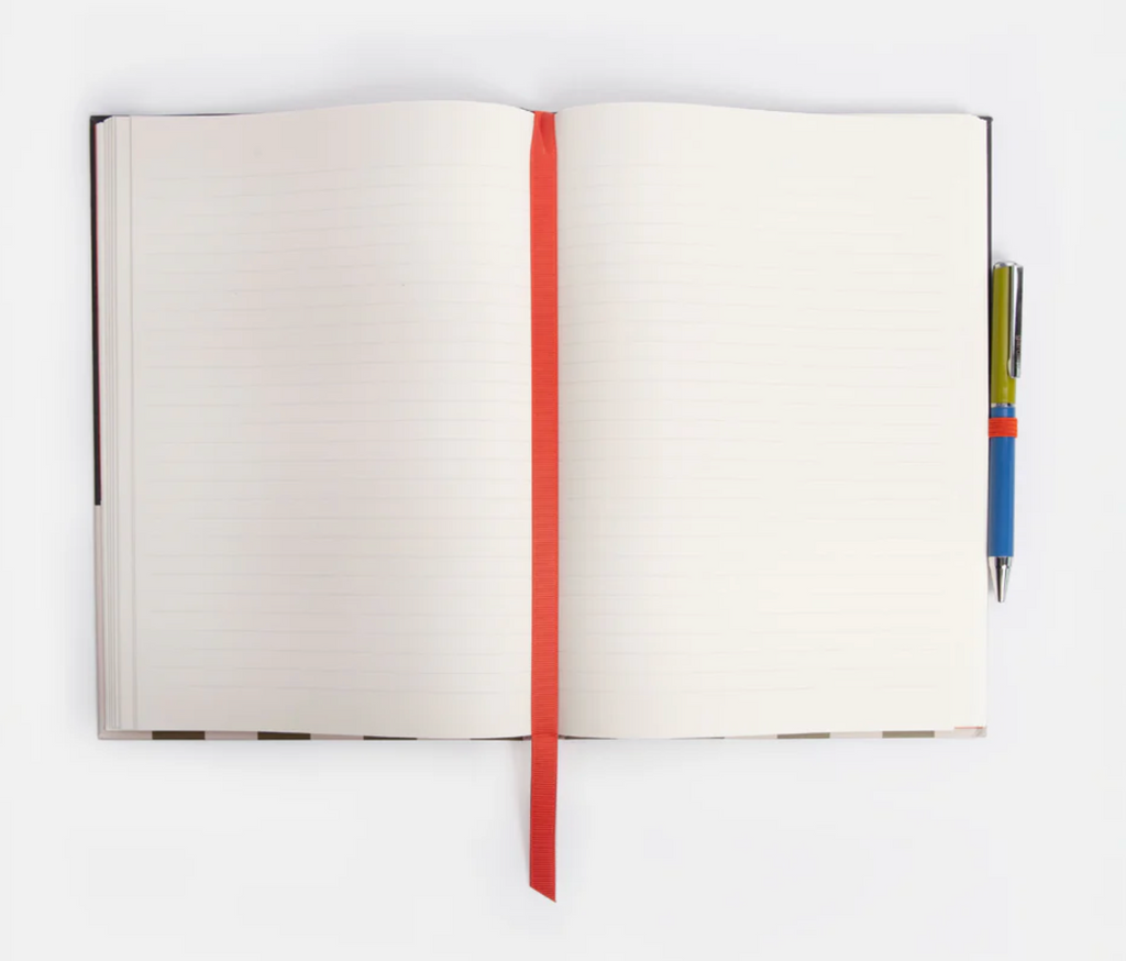 Block Stripe Casebound Notebook & Pen Set