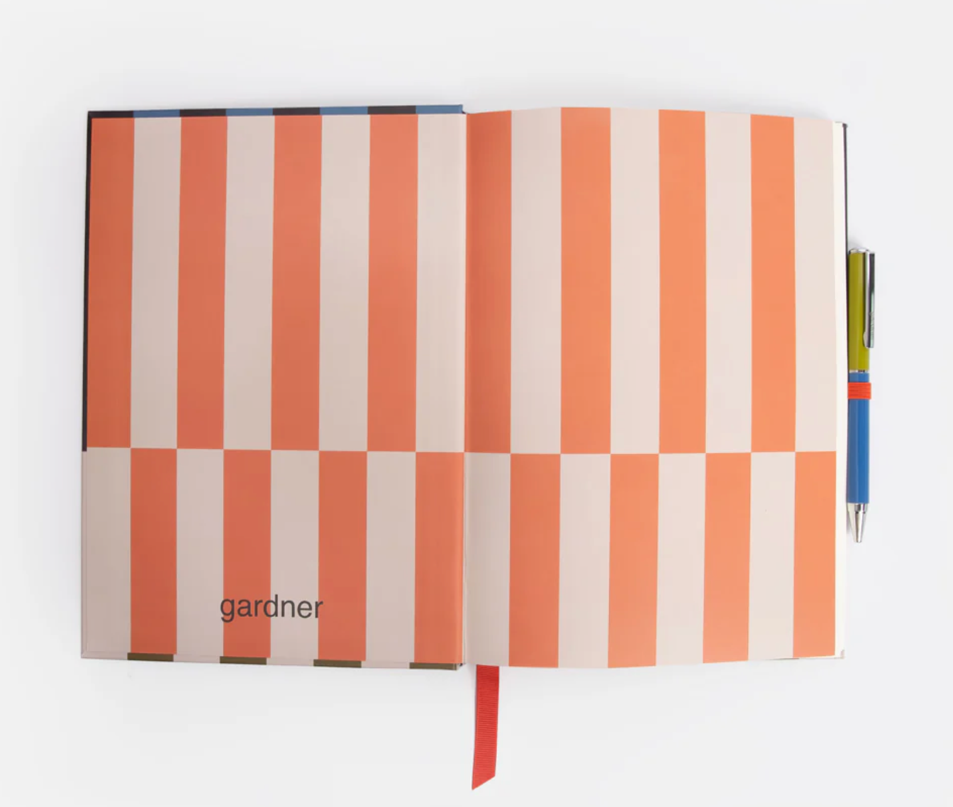 Block Stripe Casebound Notebook & Pen Set