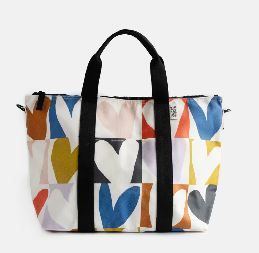 Multi Checkmate Heart Weekend Bag