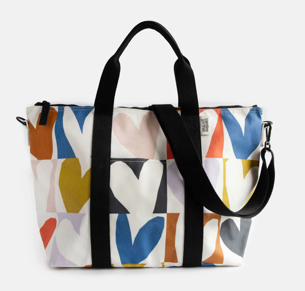 Multi Checkmate Heart Weekend Bag