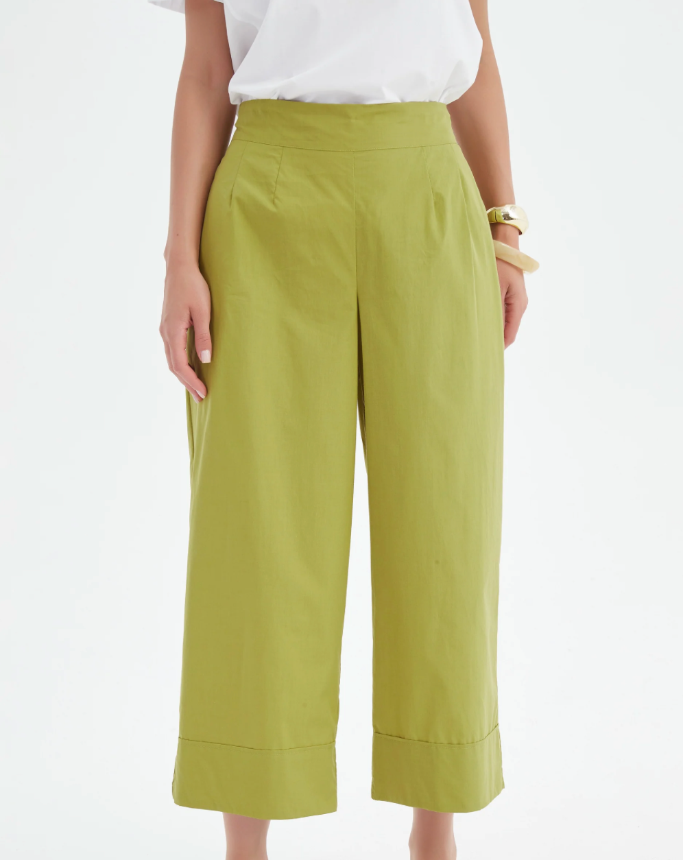 Classic Lyocell Pant - Split Pea
