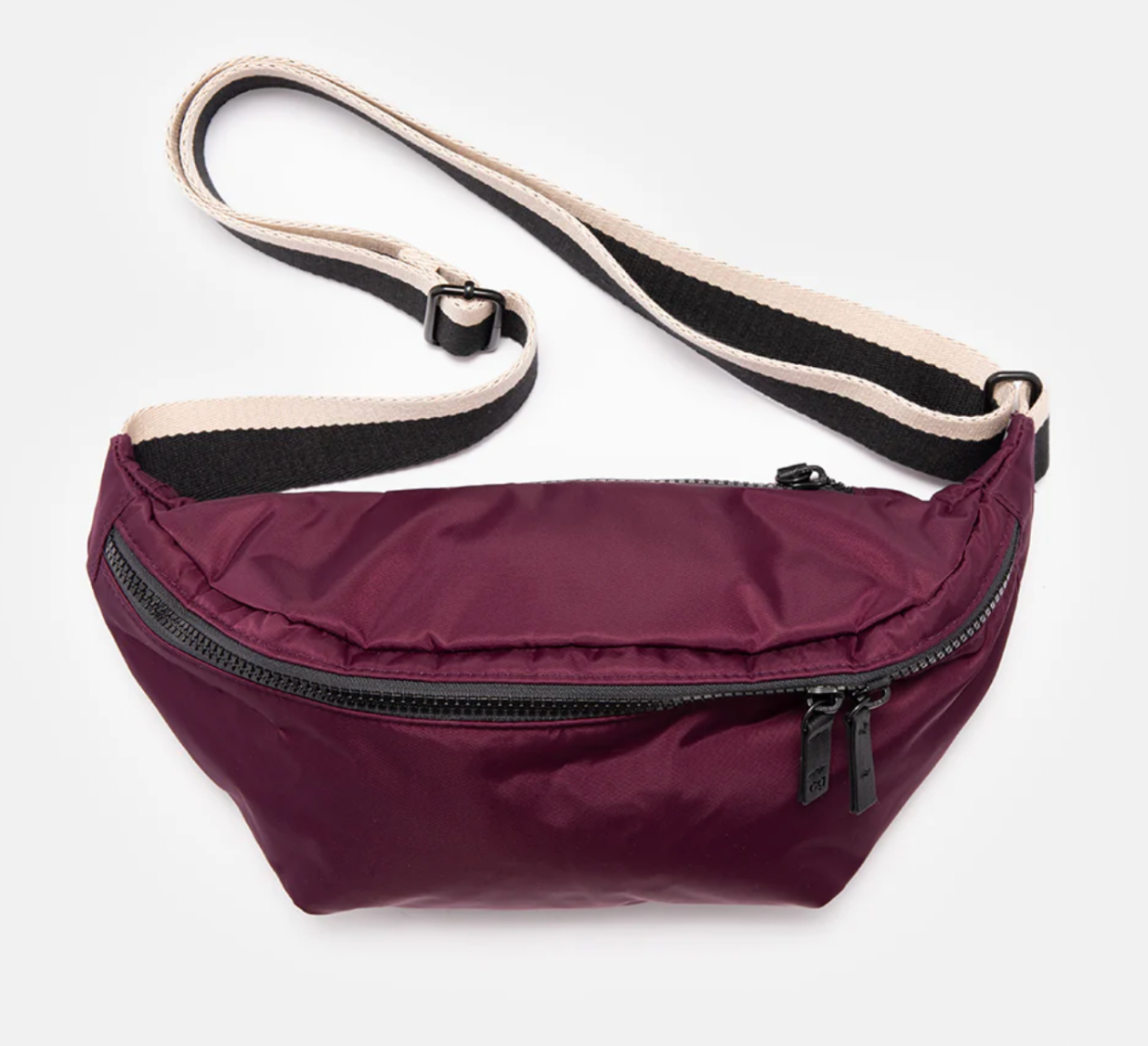 Padded Crossbody Bag - Burgundy