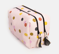 Large Travel Wash Bag - Pink Dotty