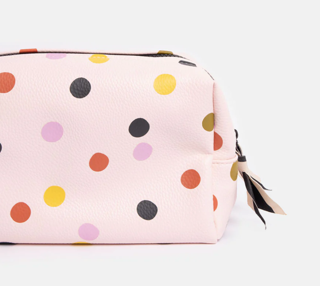 Large Travel Wash Bag - Pink Dotty