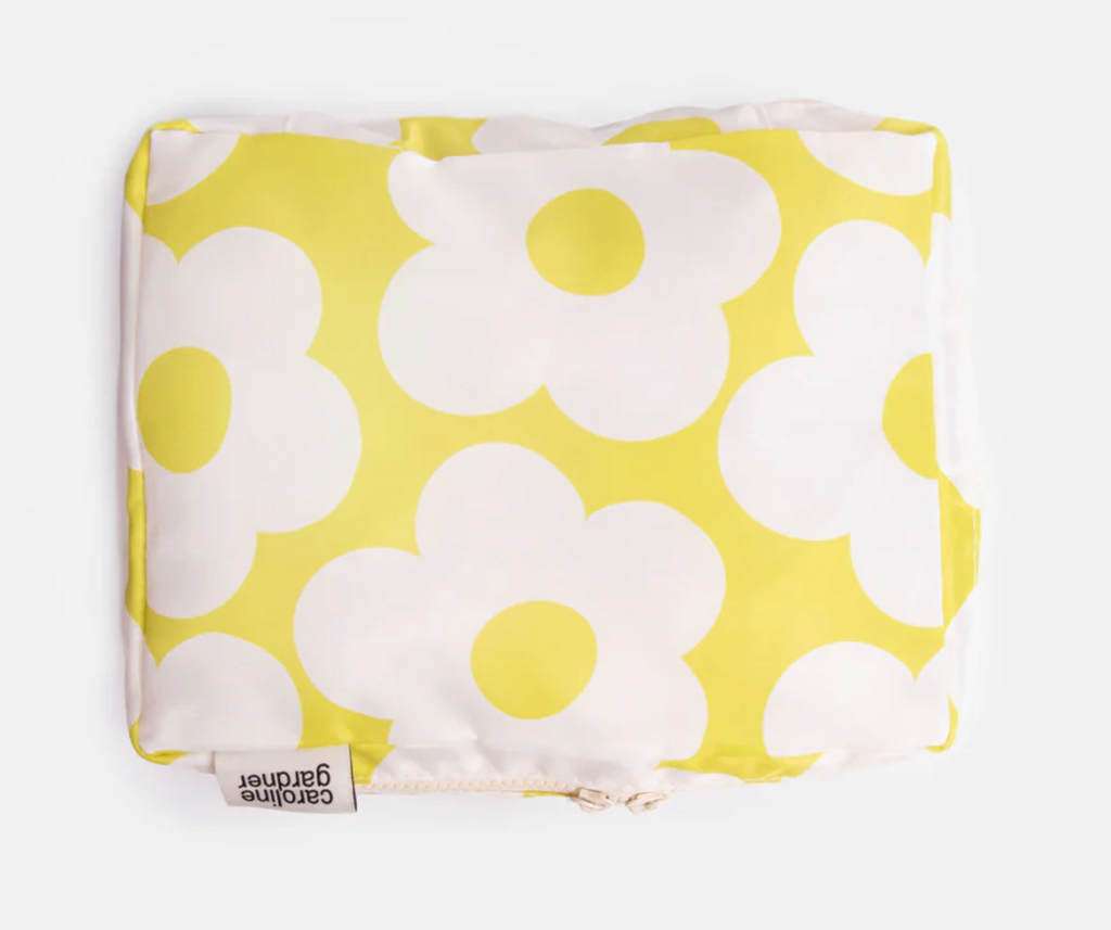 Mono spot/flowers set of 3 packing cubes
