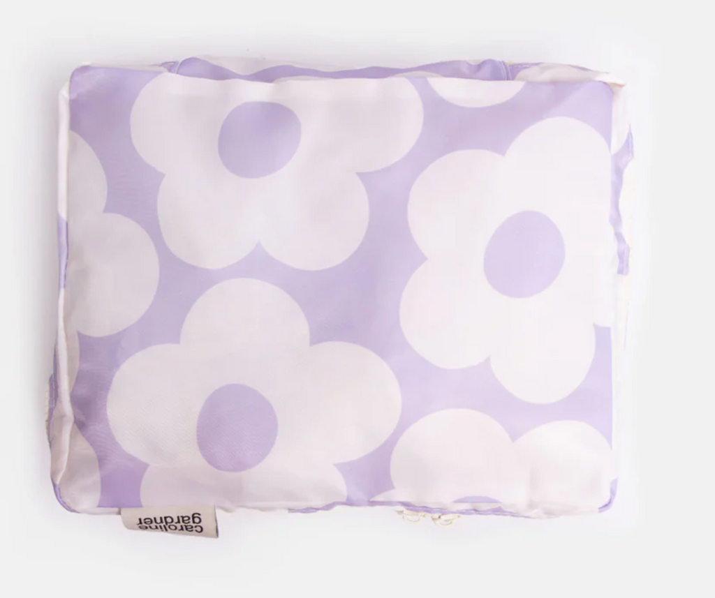 Mono spot/flowers set of 3 packing cubes