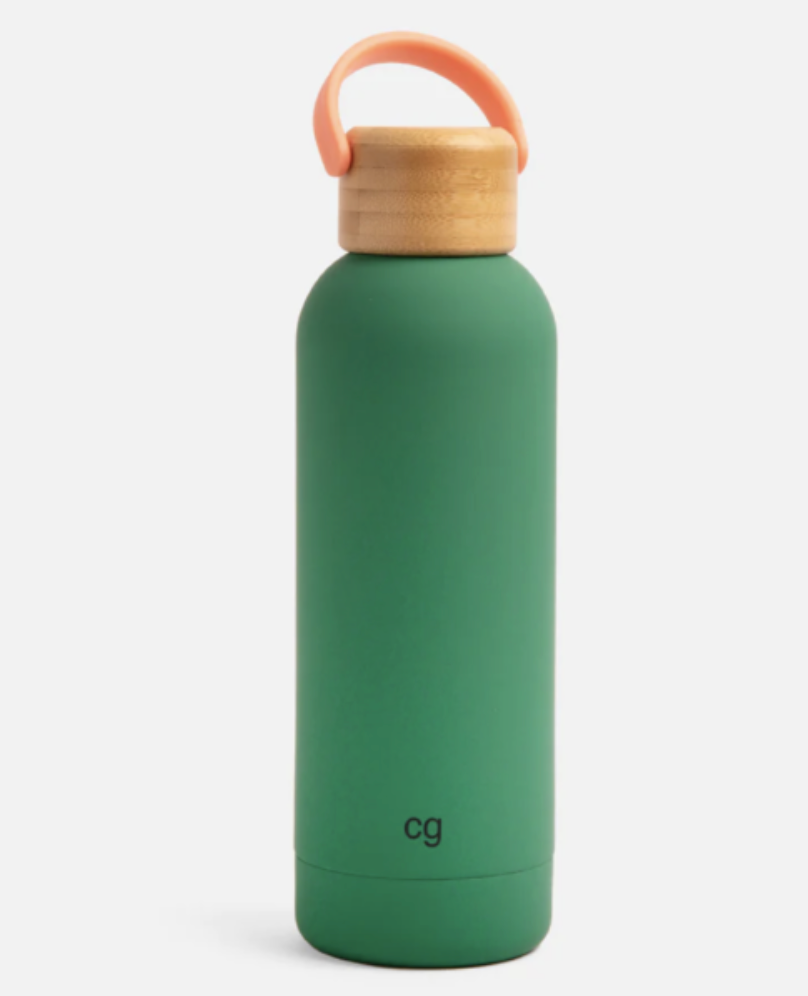Green Metal Water Bottle
