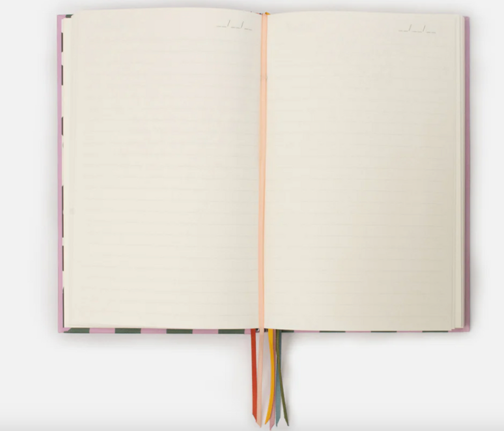 Wave stripe notebook