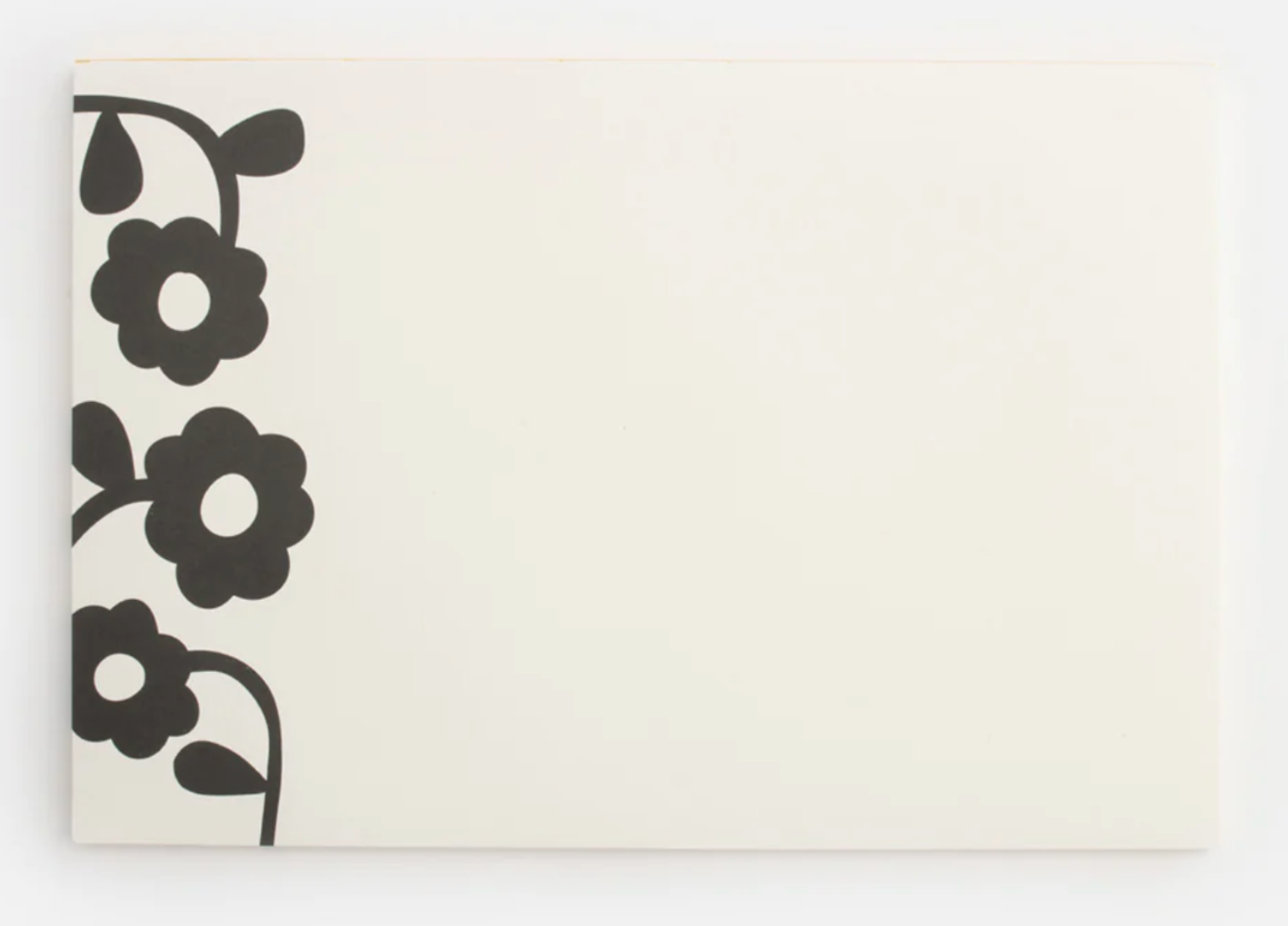 Mono flower desk pad