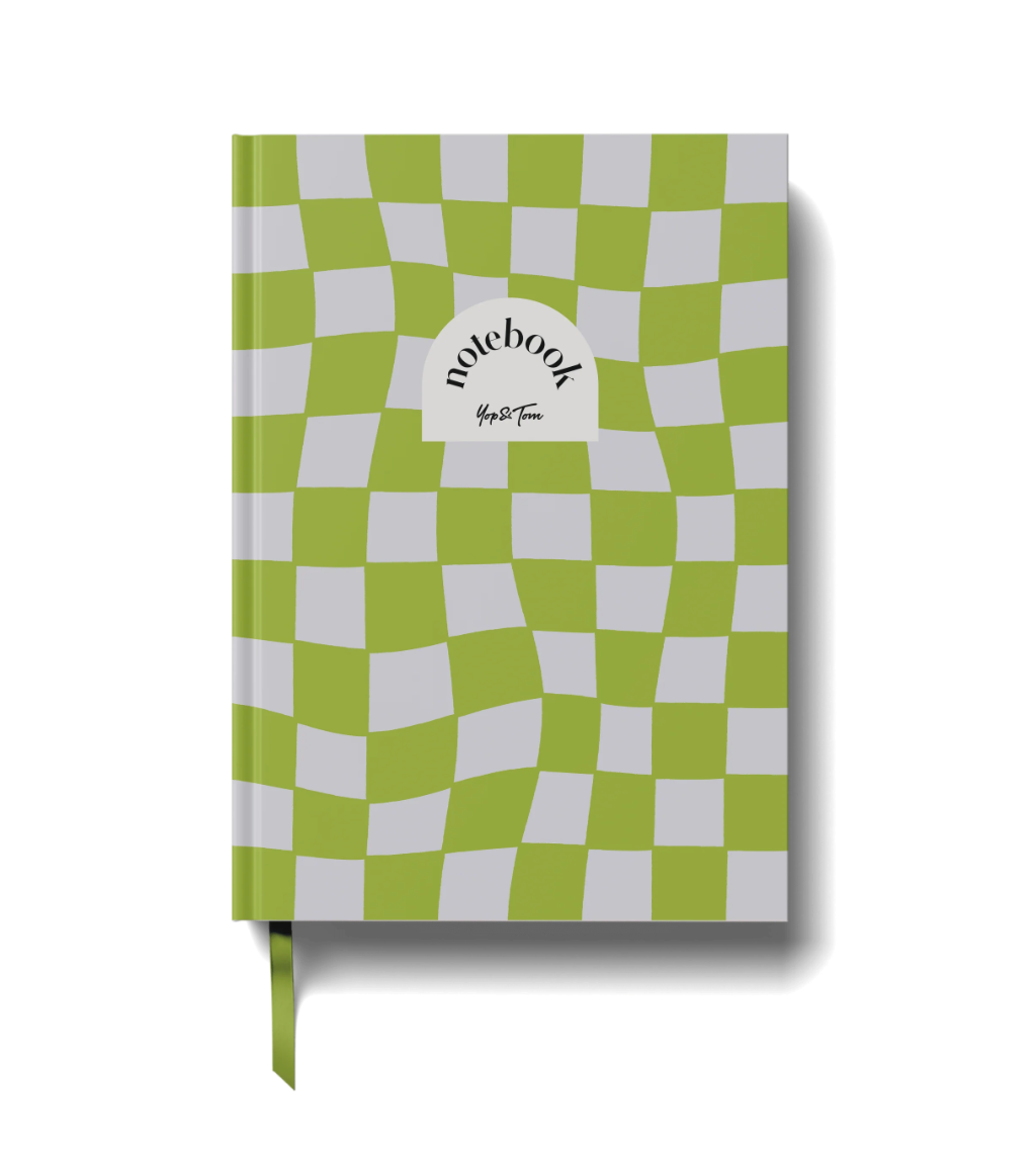 Lined Notebook (A5) - Green Mosaic