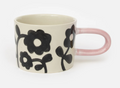 Mono flowers mug