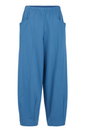 Barrel Leg Trousers - Blue