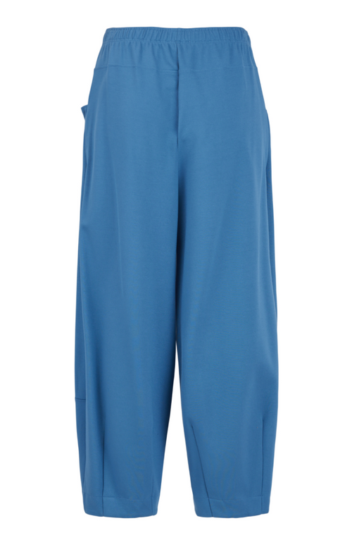 Barrel Leg Trousers - Blue