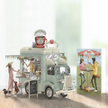 Coffee Truck - 3D Pop Up Greetings Card
