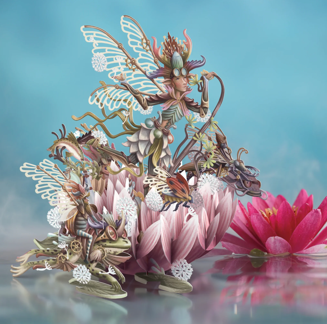 River Fairy - 3D Pop Up Greetings Card