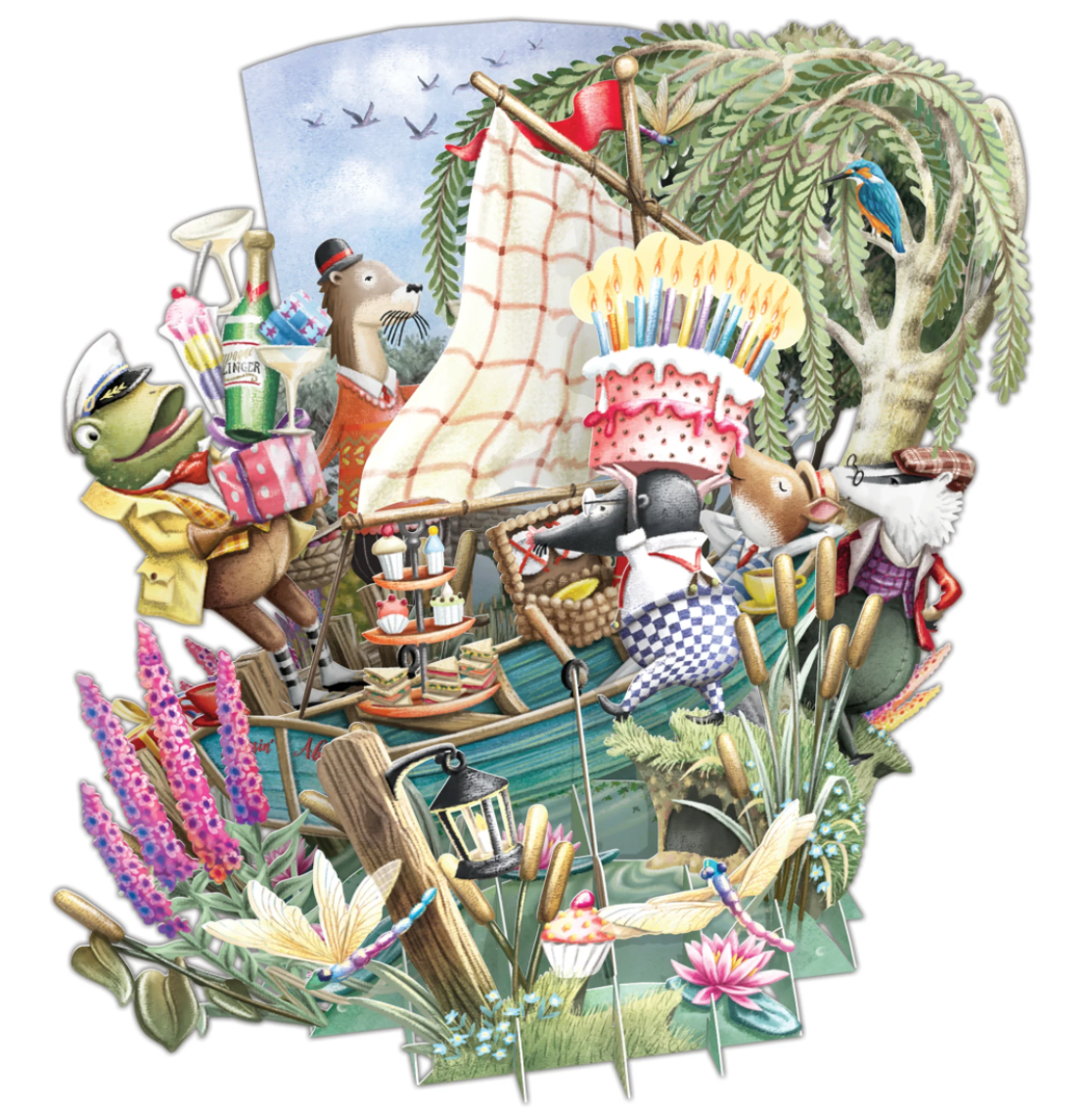 The Riverbank - Top of the World Pop Up Greetings Card