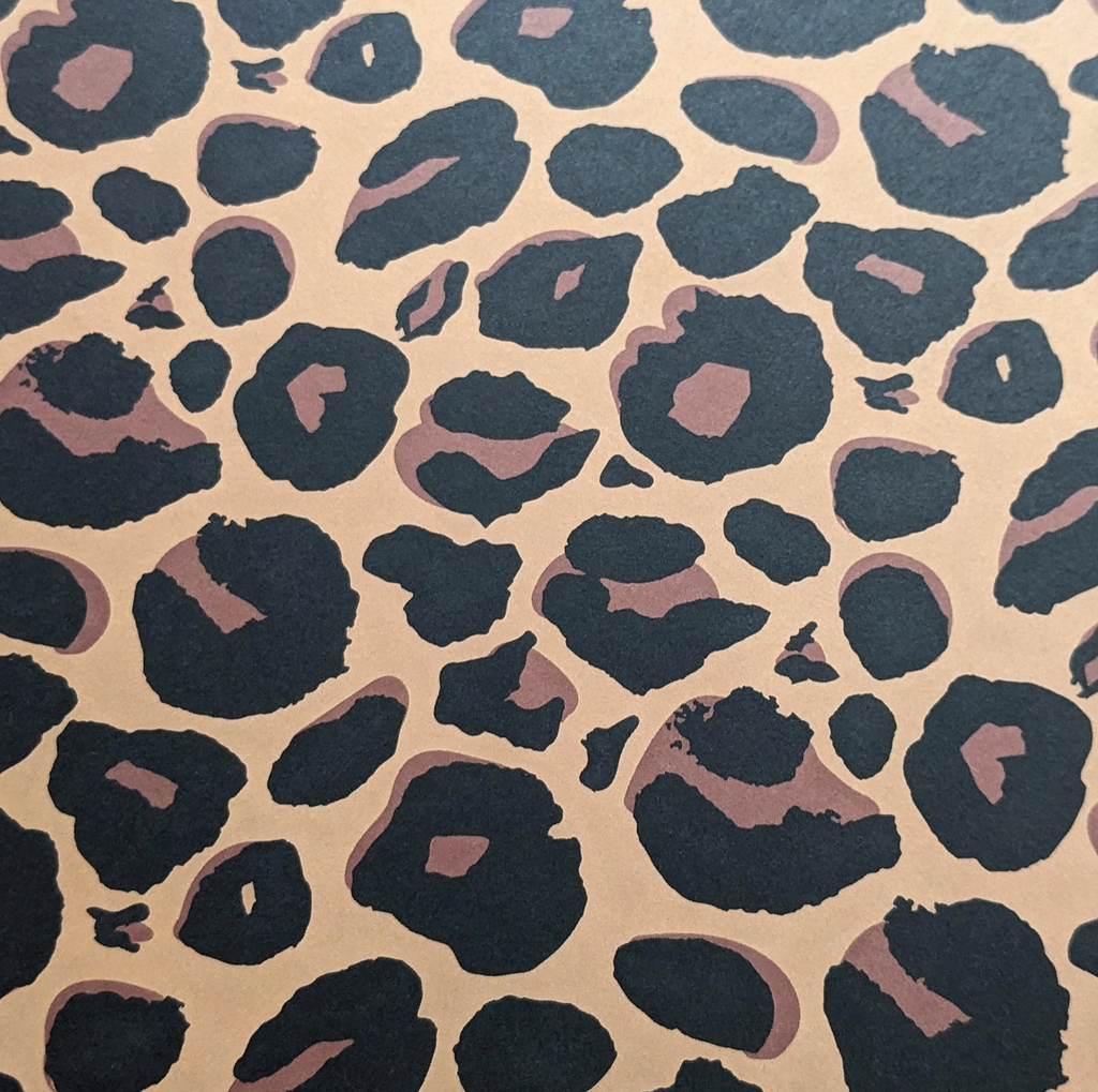 Saje Scented Drawer Liner - Set of 5 Jasmine - Leopard Print Design