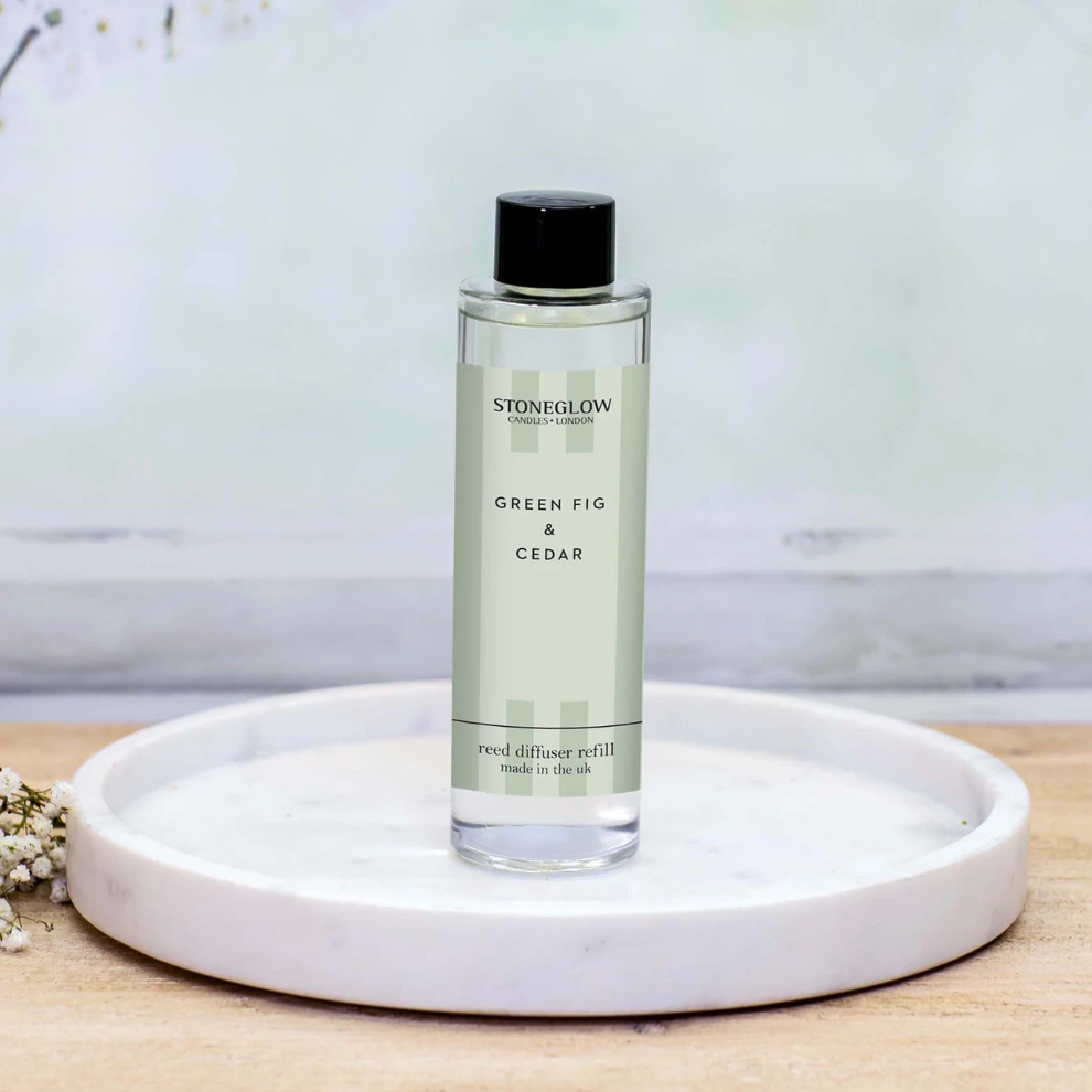 Green fig & cedar Reed diffuser refill