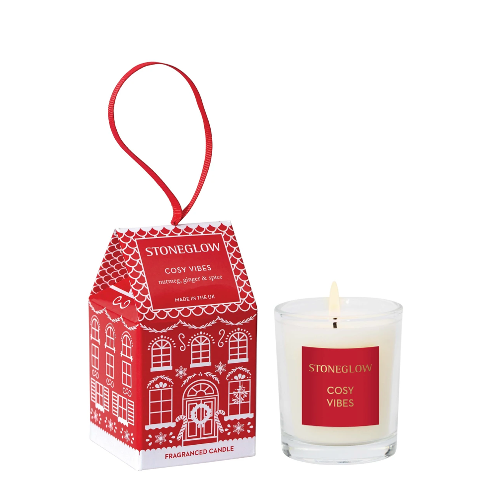 Seasonal - Cosy Vibes - Nutmeg, Ginger & Spice Scented Votive Candle (65 x 55mm)