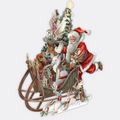 Woodland Sleigh - 3D Pop Up Christmas Card