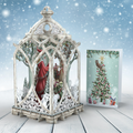 White Lantern - 3D Pop Up Christmas Card