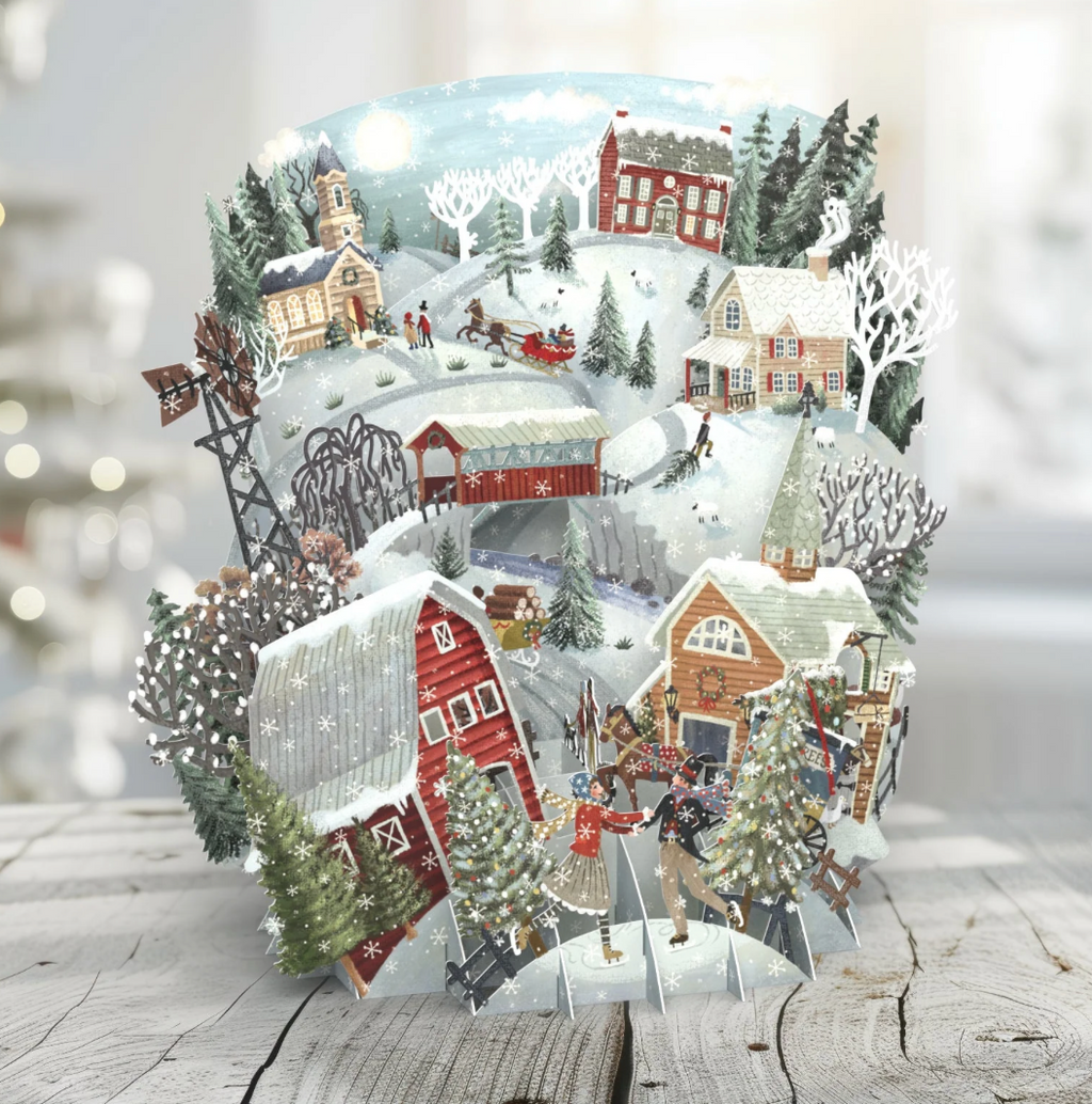 Christmas Folk - Top of the World Christmas Card