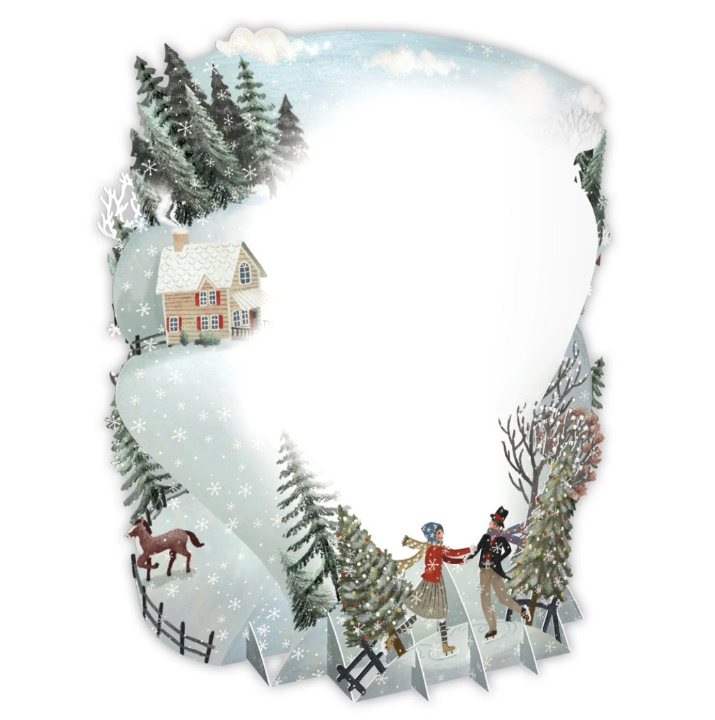Christmas Folk - Top of the World Christmas Card