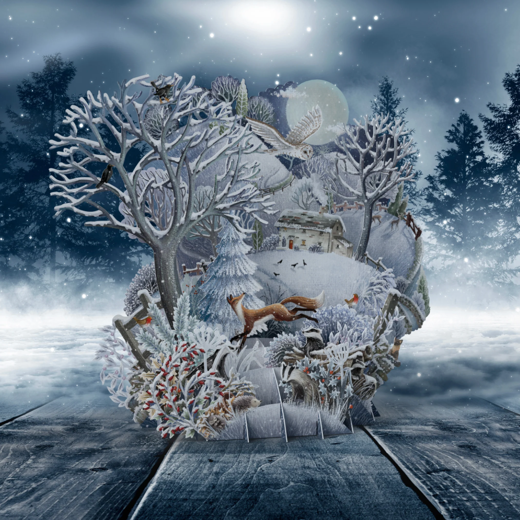 Silent Night - Top of the World Card