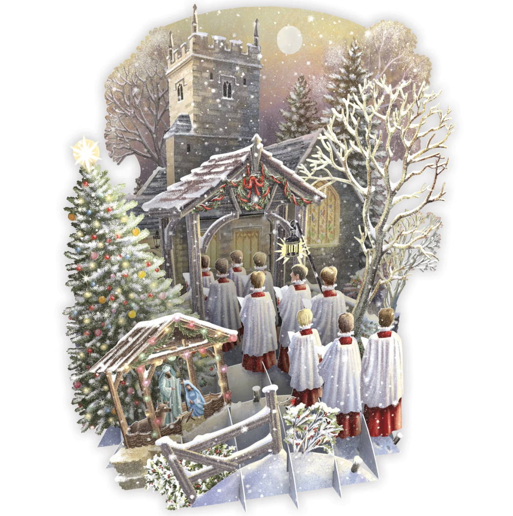 Christmas Choir - Top of the World Christmas Card