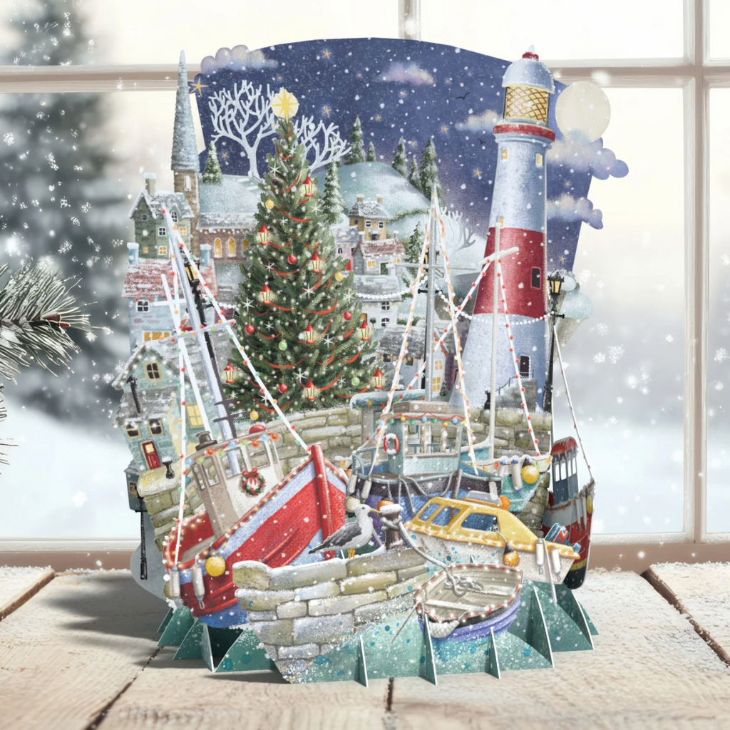Christmas Harbour - Top of the World Christmas Card
