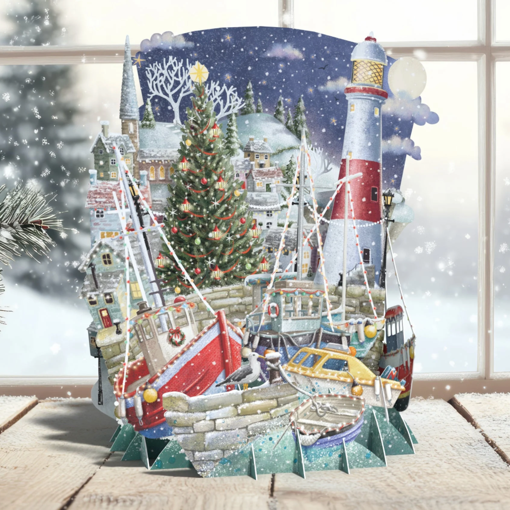 Christmas Harbour - Top of the World Christmas Card