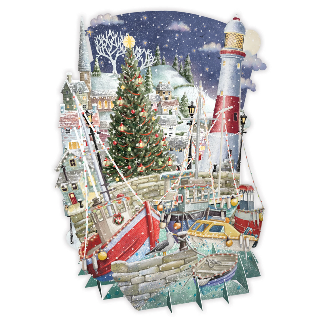 Christmas Harbour - Top of the World Christmas Card