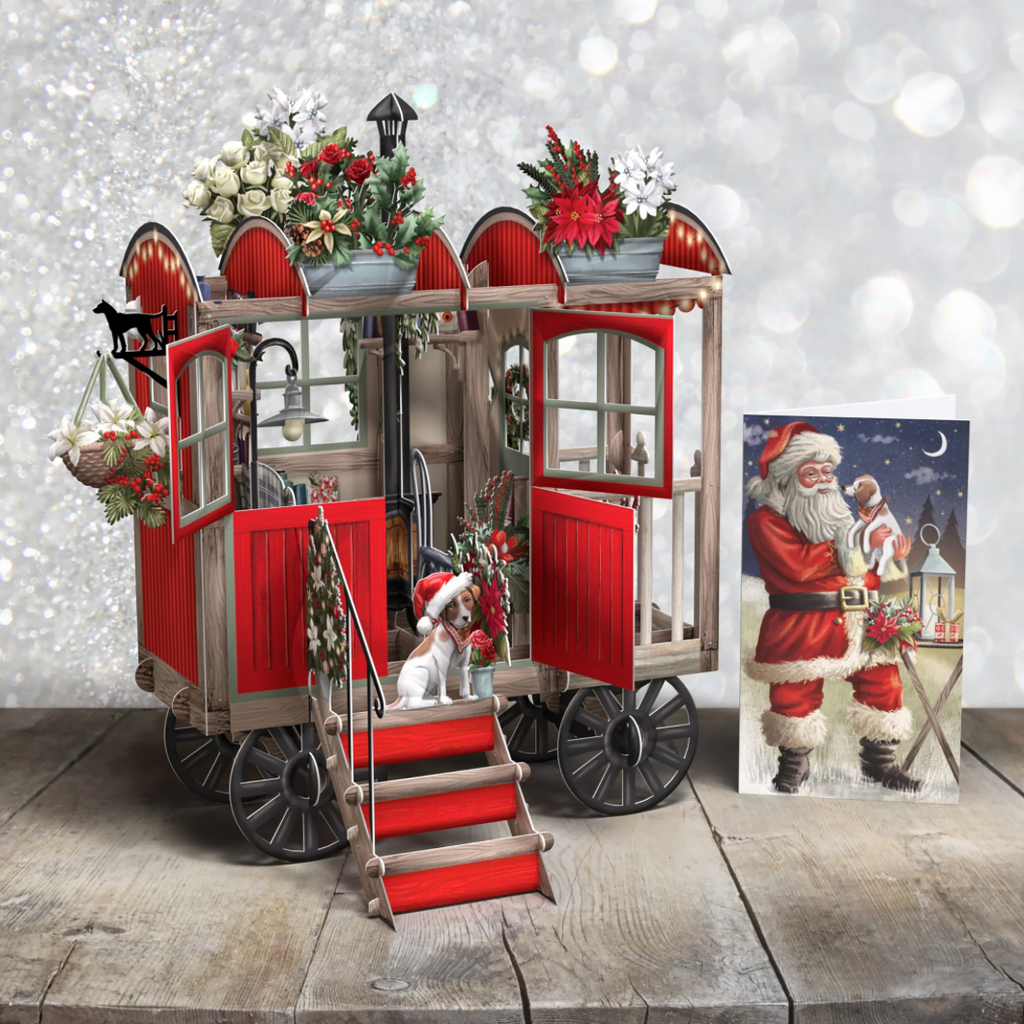 Christmas Hut - 3D Pop Up Christmas Card