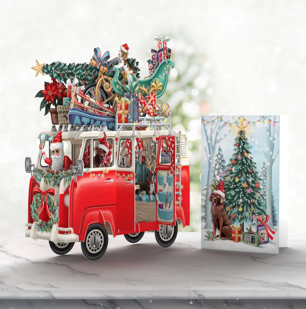 Santa's Camper - 3D Pop Up Christmas Card