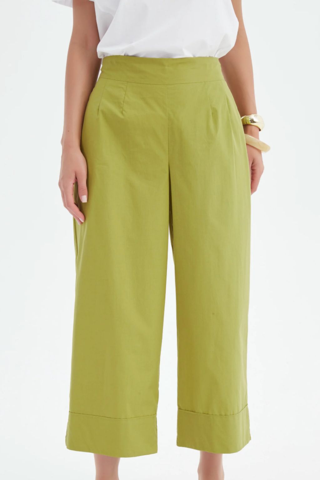 Classic Lyocell Pant - Split Pea