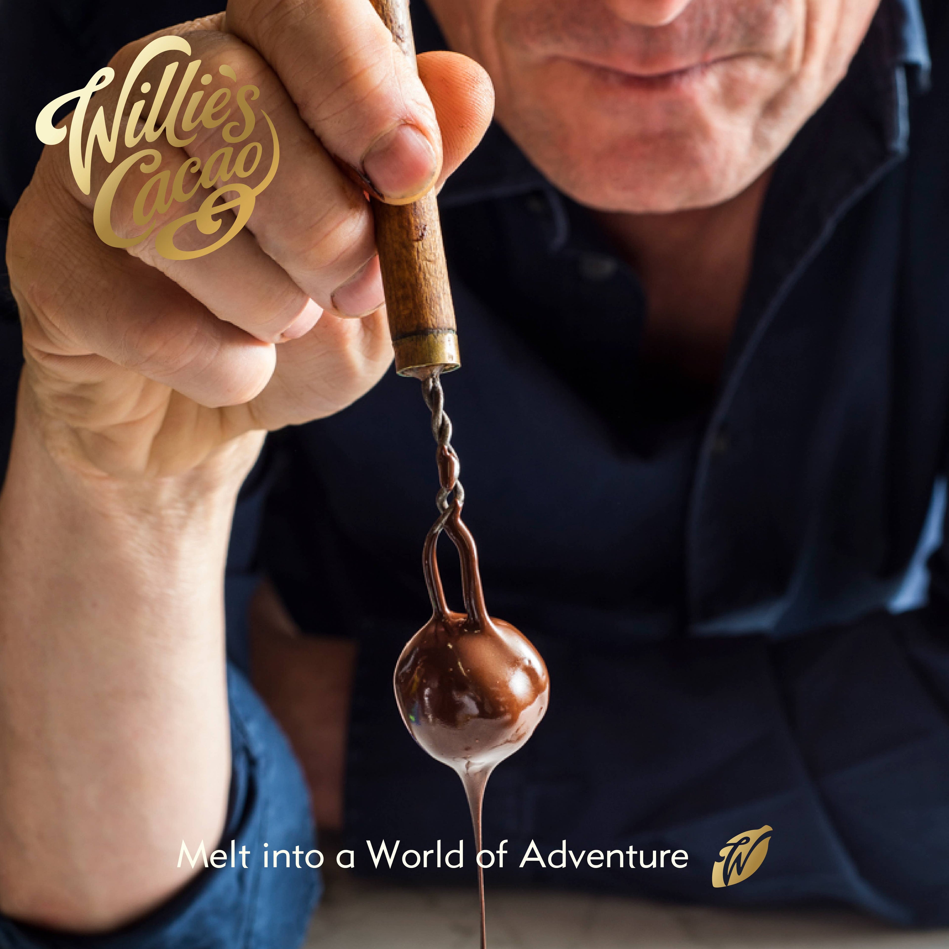 Dark Chocolate Praline Truffles w. Sea Salt. Vegan. x5  35g